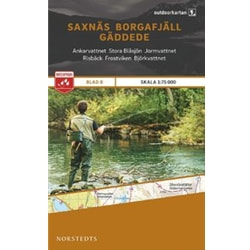 Norstedts Blad 8 Saxnäs-Borgafjäll-Gäddede 1:75 000