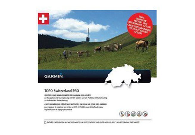 Garmin TOPO Schweiz PRO Garmin microSD™/SD™ card