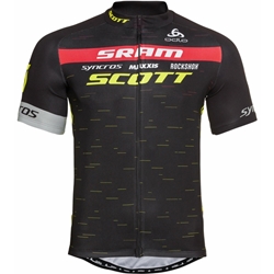 Odlo Stand-Up Collar S/S Full Zip Scott Racing Replica Men