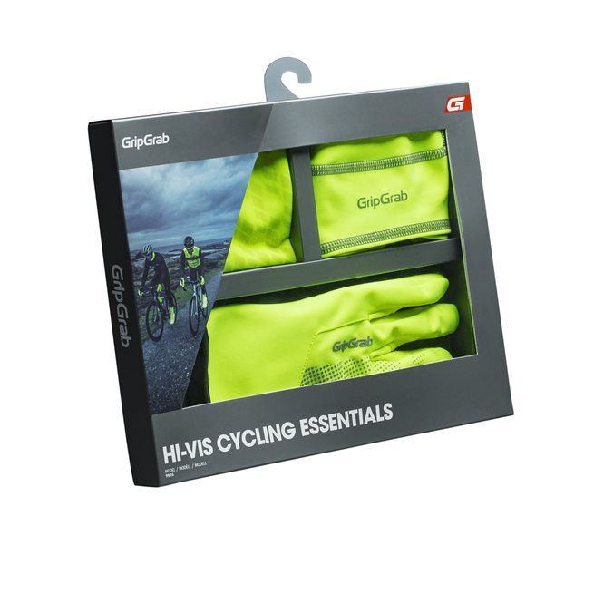 GripGrab Hi-Vis Essentials, Cykelhandskar vinter