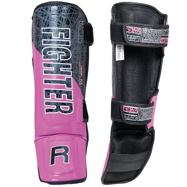 Fighter Thaibenskydd Boran Magenta Svart/Rosa, Kampsportskydd