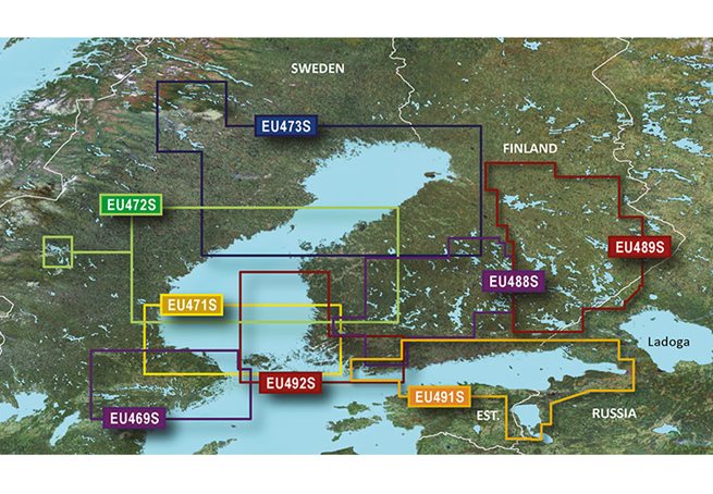 Garmin Hanko-St. Petersb-Tallin Garmin microSD™/SD™ card: VEU491S - Hanko-St. Petersb-Tallin